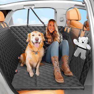 Dog Back Seat Cover / Truck or Car SUV Seat Cover for dogs Hammock style